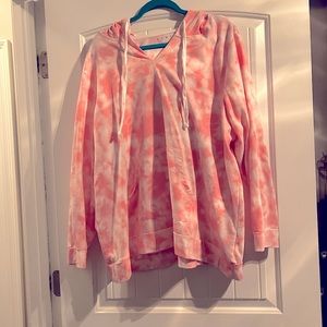 Livi active set in cotton candy pink tie dye